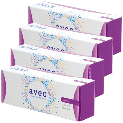 コンタクトレンズ 1DAY アベオワンデー 30枚入り 4箱 1日使い捨て aveo 1day アイ...