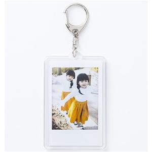 【ポスト投函便】富士フィルム　チェキ用フォトキーホルダー シルバー 推しチェキグッズ