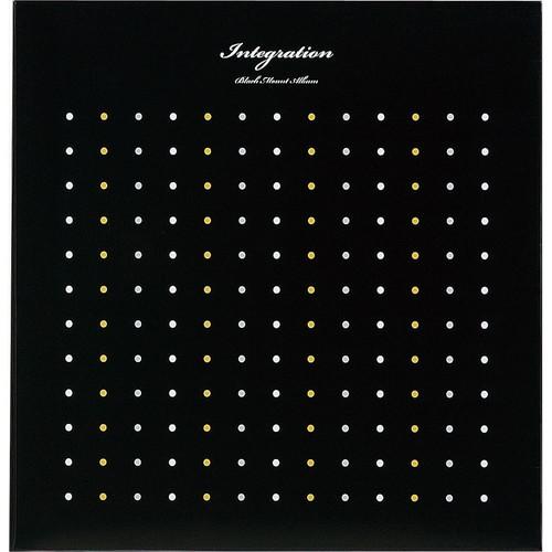 ナカバヤシ　１００年台紙アルバムＬ１０ビスインテグレーションブラック　LDH-1001-D