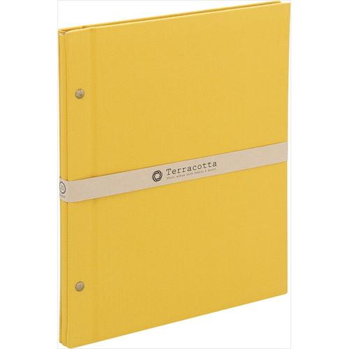 ナカバヤシ　テラコッタ／フリーアルバム／Ａ４／イエロー　TER-A4F-160-Y