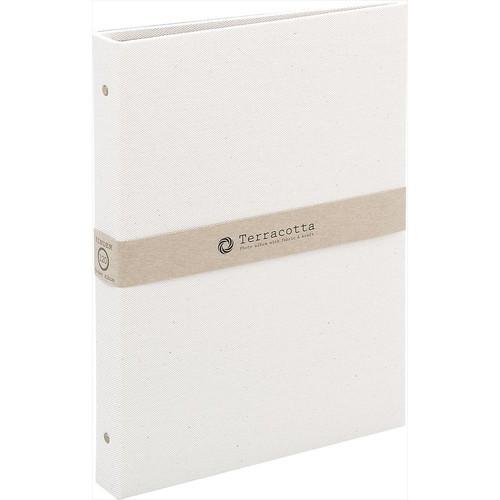 ナカバヤシ　テラコッタ／バインダーアルバム／Ｌ３／ホワイト　TER-L3Y-140-W
