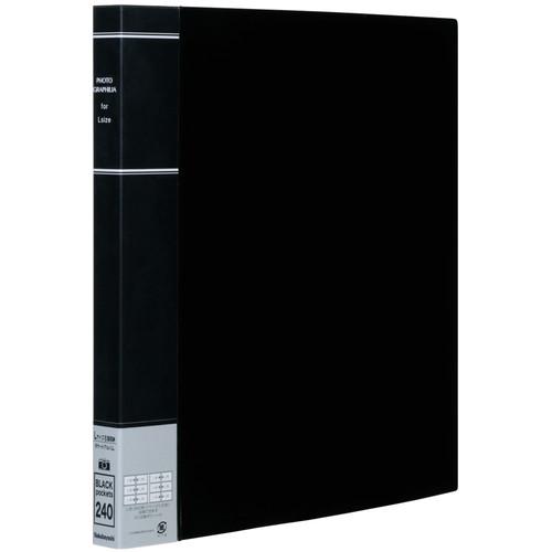 ナカバヤシ フォトグラフィリア L判240枚収納 3段2列 6面Lサイズ ブラック PH6L-102...