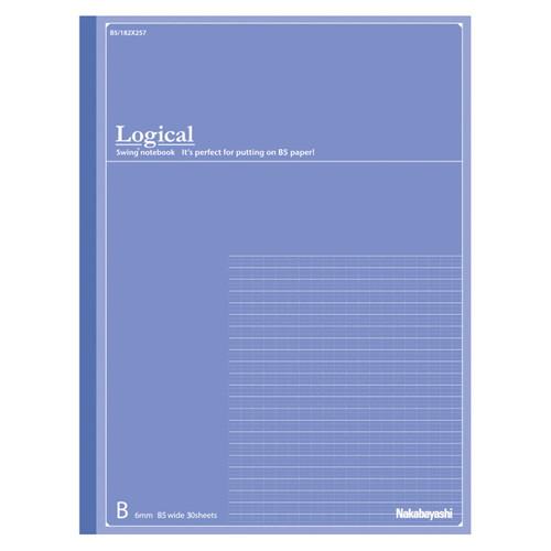 ナカバヤシ　ＦＳＣ−ＭＸロジカルノートＢ５ワイド　Ａ罫３０枚ブルー　COC-ノ-B501WB