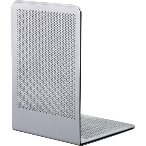 ナカバヤシ　ブックエンドＰタイプ／Ｍサイズ／シルバーメタリック　BE-P201SM