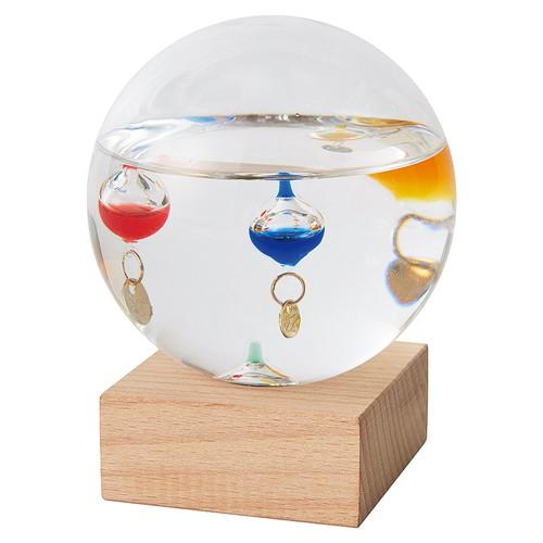 ガラスフロート温度計 ドーム 333-209(A5)送料無料・ギフト包装・のし紙無料