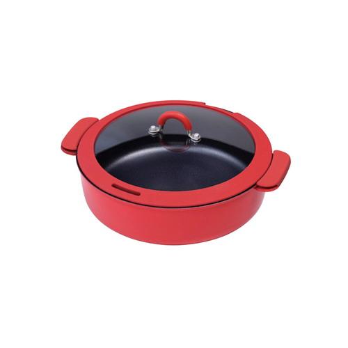 ToMay IH対応2WAYマルチパン24ｃｍ レッド RB-1721(A4)ギフト包装・のし紙無料