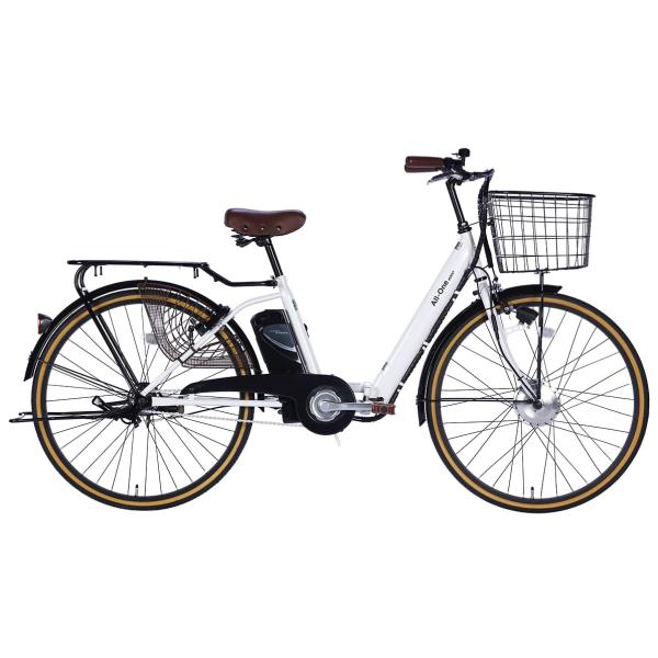 21テクノロジー 電動アシスト自転車 26インチ 折りたたみ機能 軽量設計AO260-PW【パールホ...