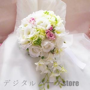 ウエディングブーケ ブートニア 安い 結婚式 ウェディングブーケ 花嫁 ブーケ 披露宴 ウェディング用 造花 ブライダルブーケ 手作り
