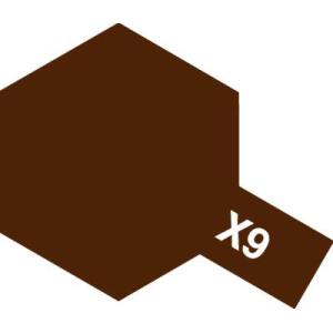 タミヤ エナメル塗料 X-9 ブラウン（つやあり）（V0173)｜digitamin