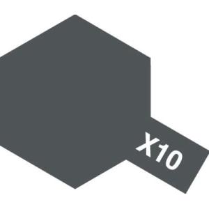 タミヤ エナメル塗料 X-10 ガンメタル（つやあり）（V0174)