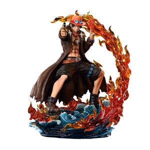 ワンピース ログコレクション 大型スタチューシリーズ 1/4 エース ポリ