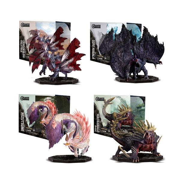 送料無料◆CAPCOM FIGURE BUILDER CUBE MONSTER HUNTER 4体セ...