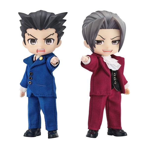 送料無料◆ねんどろいどどーる 逆転裁判 2種セット (成歩堂龍一/御剣怜侍) グッドスマイルカンパニ...