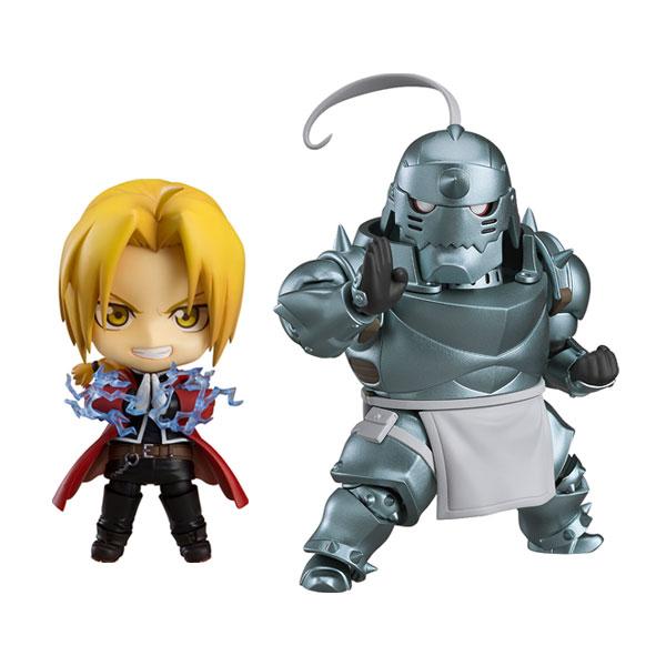 送料無料◆再販 ねんどろいど 鋼の錬金術師 2種セット (エドワード・エルリック/アルフォンス・エル...