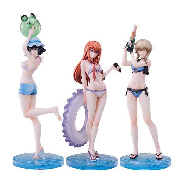 送料無料◆STEINS；GATE 牧瀬紅莉栖＆椎名まゆり＆阿万音鈴羽 水着Ver. セット 初回限定...
