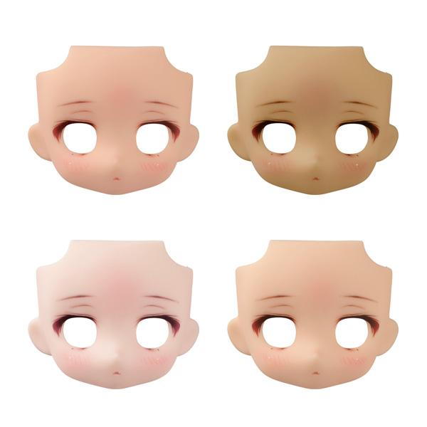 ねんどろいどどーる かすたむフェイス Make Up！：れにゃ02 4種セット (peach/cin...