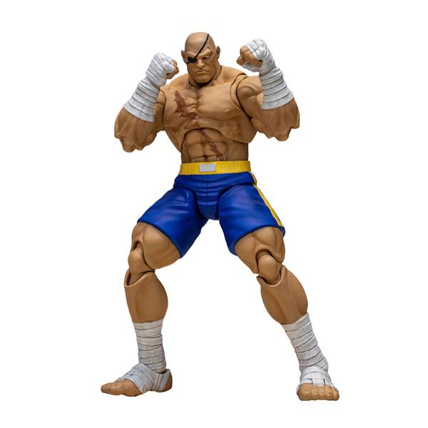 ストリートファイターZERO3 1/12スケール アクションフィギュア サガット ストーム コレクテ...