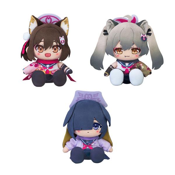 送料無料◆ブルーアーカイブ -Blue Archive- ちょこぷに ぬいぐるみ 3種セット (イズ...