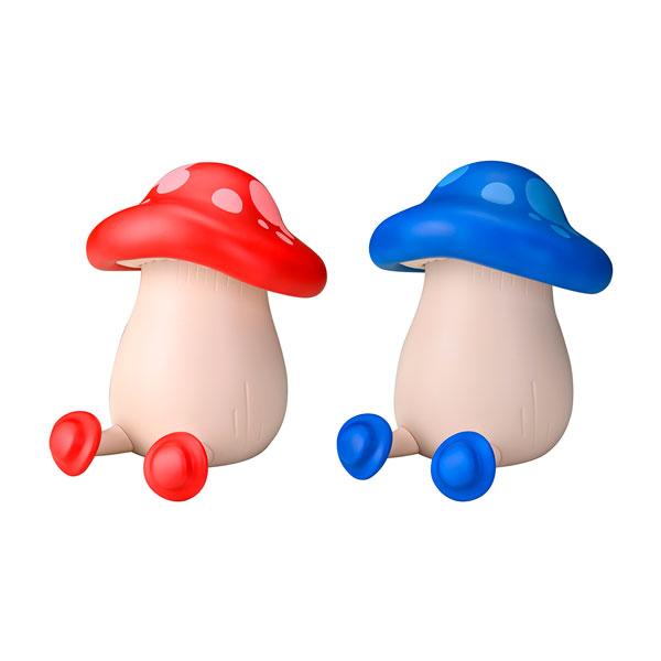 送料無料◆ダンジョン飯 ソフビ 歩き茸 2種セット (赤/青) Loop’ 【4月予約】