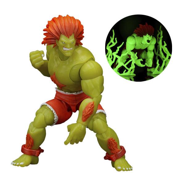 送料無料◆ストリートファイター 1/12 ブランカ 蓄光仕様 (Blanka Glow in the...
