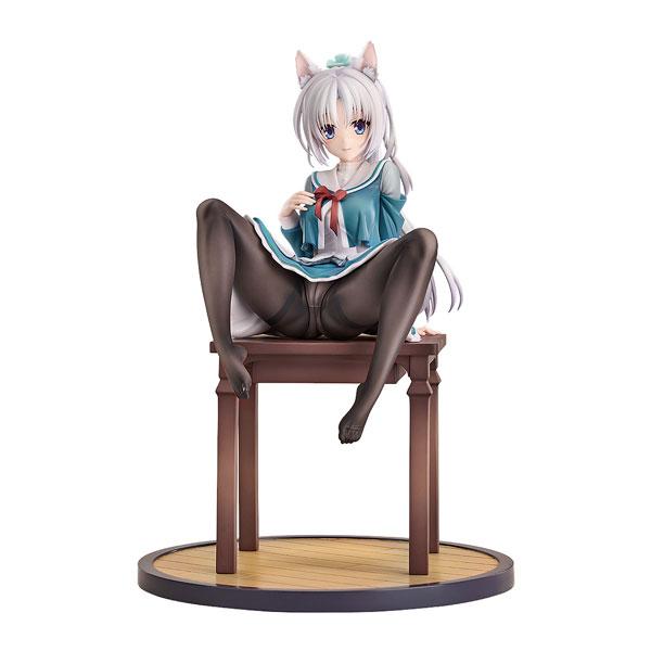 送料無料◆ルミナスボックス 『千恋＊万花』 朝武芳乃 制服獣耳Ver. 1/7スケール 完成品フィギ...