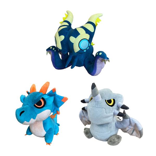 送料無料◆モンスターハンター モンでふぉ ぬいぐるみ 3種セット (ヌ・エグドラ/ラギアクルス/グラ...