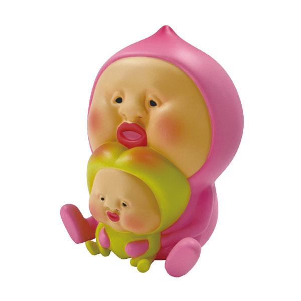 エンスカイ ソフビタイムシリーズ こびとづかん コインバンク カクレモモジリとスモモノウチ フィギュ...