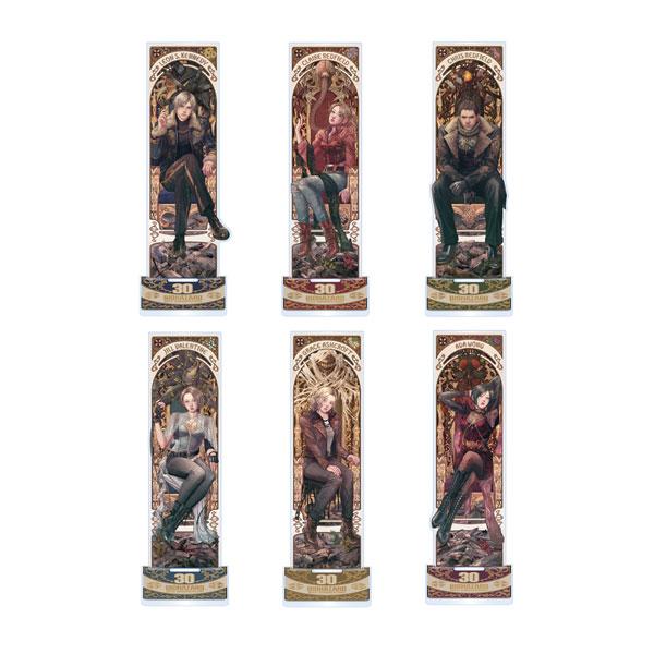 送料無料◆カプコン バイオハザード 30周年 アクリルスタンドコレクション 6種セット(レオン/クレ...