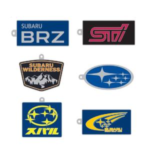 ジュウロクホウイ SUBARU メタルキーホルダー 6種セット(BRZ/STI/ウィルダネス/CIロゴ/ヘリテージロゴ/ラリーチームロゴ)◆ゆうパケット送料無料 【4月予約】