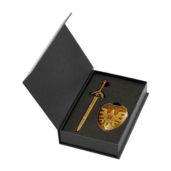 送料無料◆ドラゴンクエスト メタリックアイテムズギャラリースペシャル ロトの剣＆ロトの盾 〜40周年...