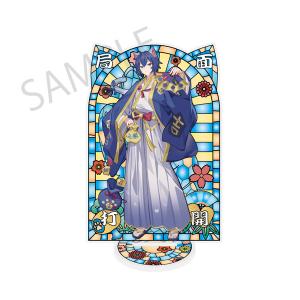 初音ミク×招き猫×真夏の熊谷」ステンドグラス風素材加工アクリル