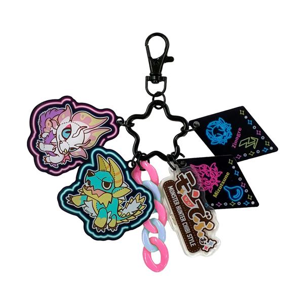 カプコン 『モンスターハンター』 モンでふぉ じゃらじゃらアクリルキーホルダー ジンオウガ&amp;タマミツ...