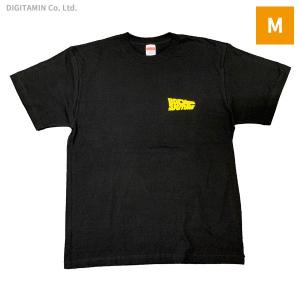 YUTAS バックトゥザフューチャーTシャツ BTTF グラデーションロゴ BK Mサイズの商品画像