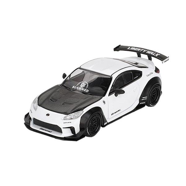 MINI-GT 1/64 Toyota GR86 LB・Nation ホワイト (右ハンドル) ミニ...