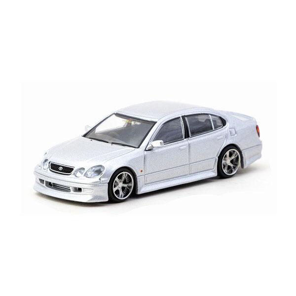 ターマック 1/64 VERTEX(ヴェルテクス) トヨタ Aristo JZS161 シルバー ミ...