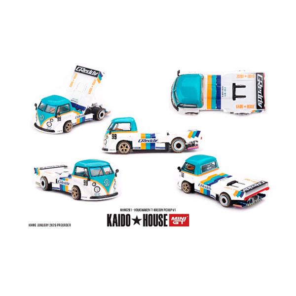 MINI-GT 1/64 フォルクスワーゲン T1 GReddy Pickup V1 (左ハンドル)...