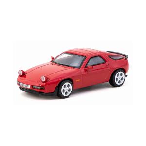 ターマック 1/64 ポルシェ・928S (レッド) 新金型 ミニカー T64G-083