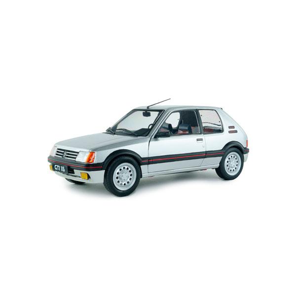 送料無料◆SOLIDO 1/18 プジョー 205 GTI 1.6L Mk.1 1989 (シルバー...