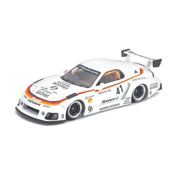 POP RACE 1/64 LB スーパーシルエット RX-7 （FD3S） ホワイト ミニカー P...