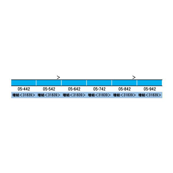 送料無料◆31839 グリーンマックス 東京メトロ05系 (13次車) 増結用中間車6両セット (動...