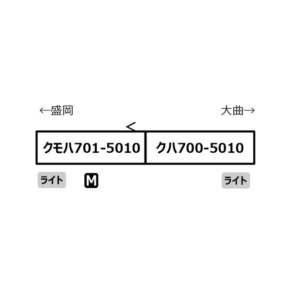 送料無料◆A4962 マイクロエース 701系5000番代 田沢湖線 登場時 2両セット Nゲージ ...