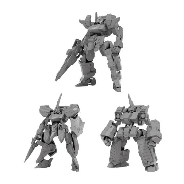 送料無料◆MODEROID ティタノマキア SIDE：CC グレー成形色 3種セット (レガートエッ...