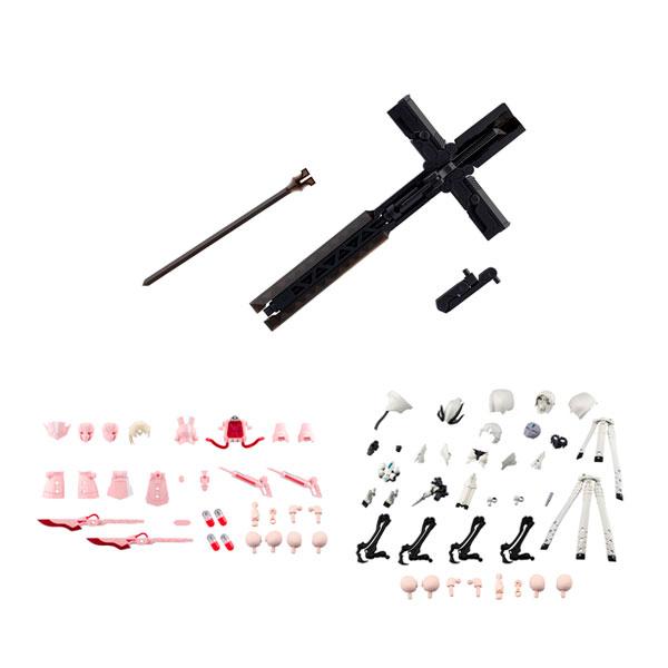 送料無料◆無限邂逅メガロマリア メタモルフォーゼユニット 3種セット (ホワイトソーサレス/ピンクナ...