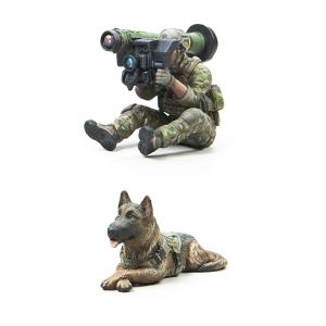 AFVクラブ HOBBY FAN 1/35 アメリカ陸軍特殊部隊隊員 1体入 w/ジャベリン＆軍用犬＆Mk18 CQBR プラモデル HF770