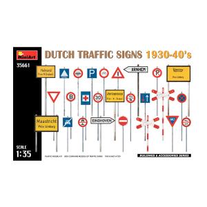 ミニアート 1/35 オランダ 交通標識1930-40年代 プラモデル MA35661