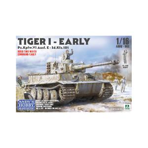 タコム 1/16 ティーガーI 前期型 プラモデル TKOAHHQ-003