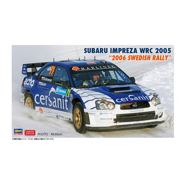 ハセガワ 1/24 スバル インプレッサ WRC 2005 “2006 スウェディッシュ ラリー” ...