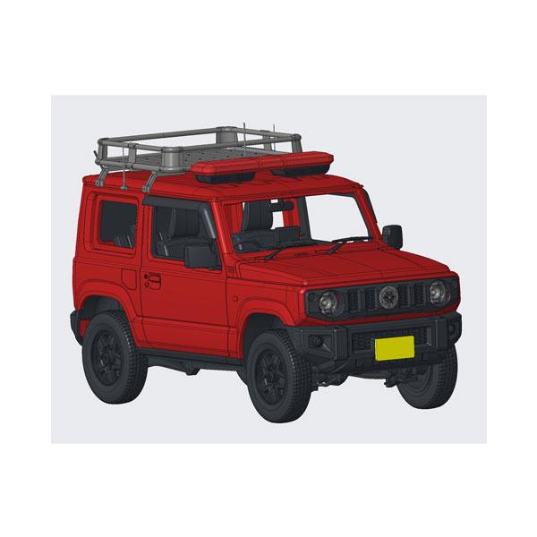フジミ スズキ ジムニー JB64 (消防広報車/志太北広報1) 初回特典付属 新金型追加 プラモデ...