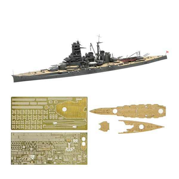 フジミ 1/700 日本海軍戦艦 霧島 開戦時 特別仕様(エッチングパーツ・木甲板シール付き) プラ...