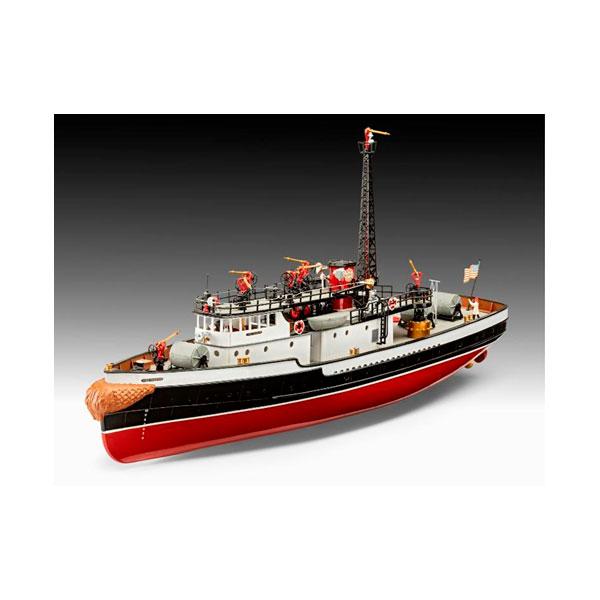 ドイツレベル 1/87 消防艇 ファイアーファイター プラモデル 05197 【7月予約】